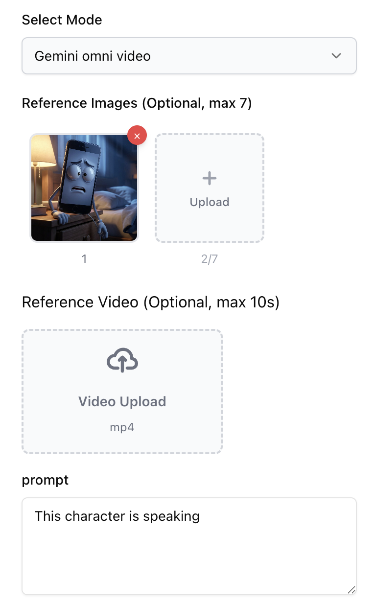 Step 1: Upload References & Describe Your Vision